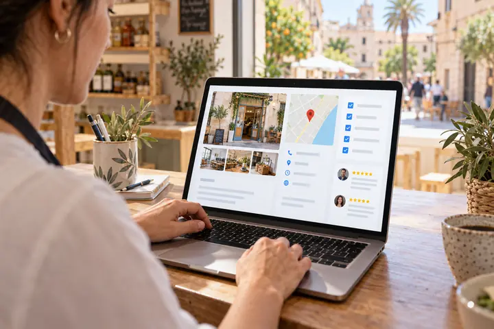 Optimitzar la fitxa de Google Business per aparèixer a Google Maps ficant l'adreça